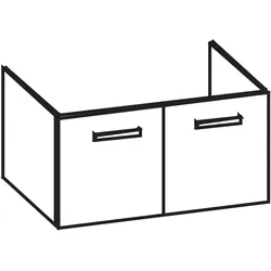 Artiqua 413 Waschtischunterschrank für Preciosa 124200, 124220, 124230, 124240 Stahlgrau, 413-WU2T-K 413-WU2T-K43-7142-88