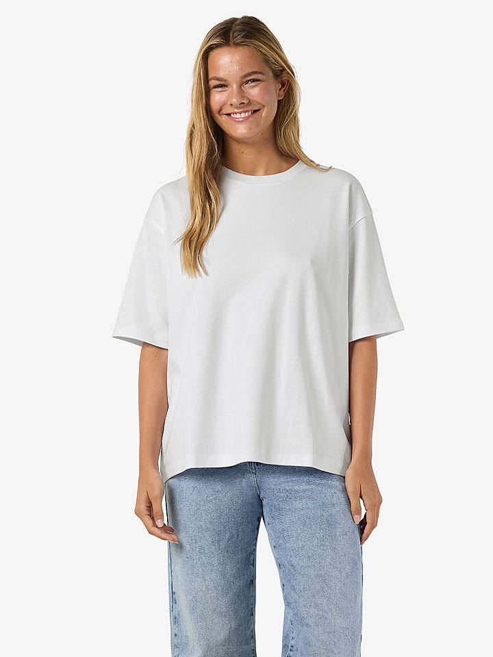 Noisy may Shirt "Kim" in Weiß - S
