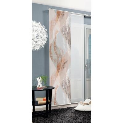 Schiebegardine HOME WOHNIDEEN "SCHIEBEVORHANG DEKOSTOFF DIGITALDRUCK 'TORRE'", rot, B:60cm H:245cm, Polyester, Gardinen, DIGITALDRUCK - INDIVIDUELL KÜRZBAR