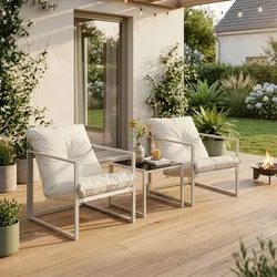 Loungeset Karg 3-tlg. [casa.pro]