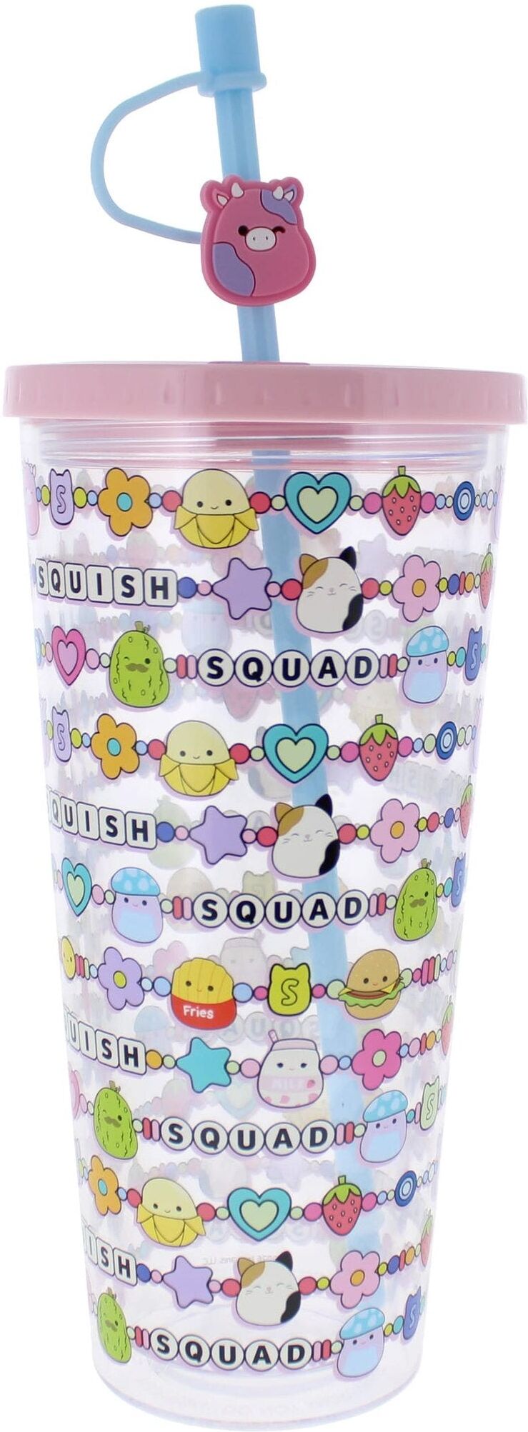 Blueprint Squishmallows Squish Squad 700ml Beaker with Straw, BPA-free, Reusable
