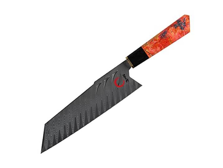 Küchenkompane – Kokutan Chefmesser von der ZEM Manufaktur Profi Küchenmesser Kochmesser geschmiedet & handgefertigt aus Damaststahl ausbalanciert, rostfrei & scharf Made in Germany