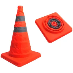 ProPlus 540320 faltbarer Verkehrskegel, Warnkegel 41 cm