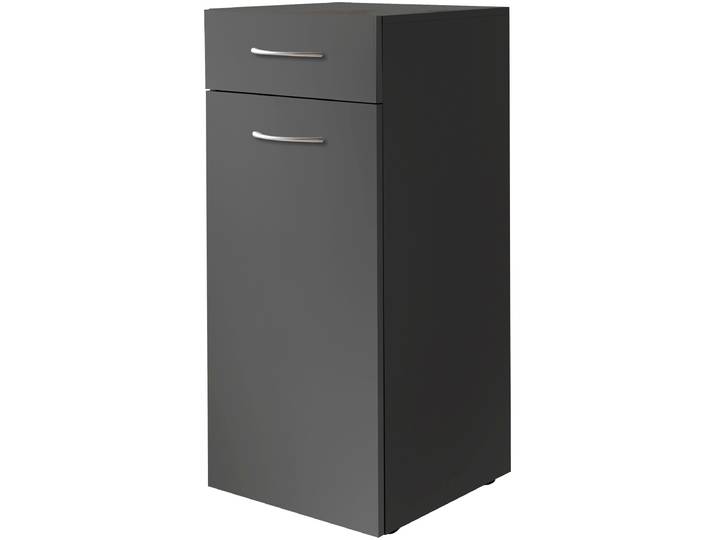 Kombikommode WIMEX Multiraumkonzept , grau (grafit), B:40cm H:98cm T:40cm, Holzwerkstoff, Sideboards, Kombikommode, Schubkästen auf Metallschienen