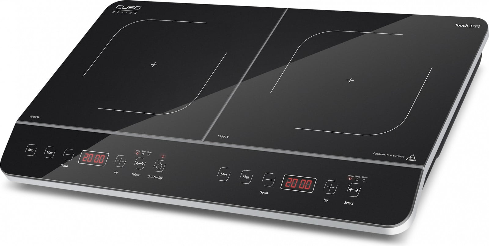 Caso Touch 3500 Inductiekookplaat met dubbele kookzones