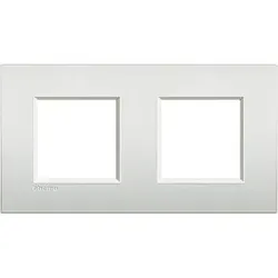 Legrand LNE4802M2PR Abdeckrahmen Light Air Europe: 2-fach, 2 + 2 Module, Farbe: Pearl