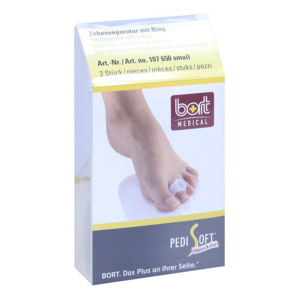 Bort GmbH Bort Pedisoft Zehenseparator mit Ring small transparent 10995024