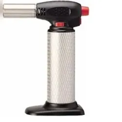 METRO PROFESSIONAL Flamierbrenner, Metall/Aluminium, 13 x 6.5 x 17 cm, schwarz/rot
