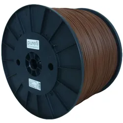 Purefil PLA Filament (PLA, 10000 g), 3D Filament, Braun