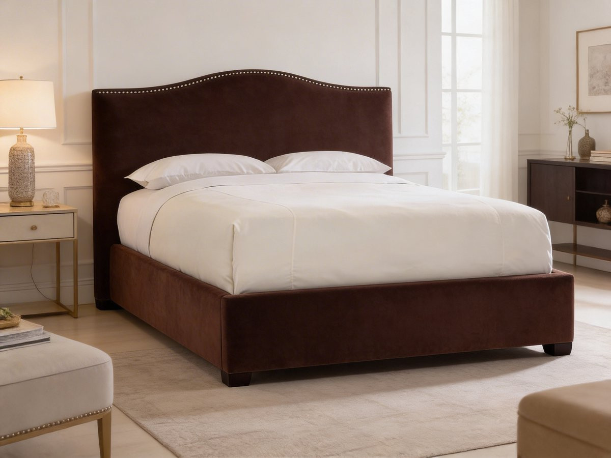 Sorellia Boxspring Koningstijl Donkerbruin B/D/H: 160 x 200 cm