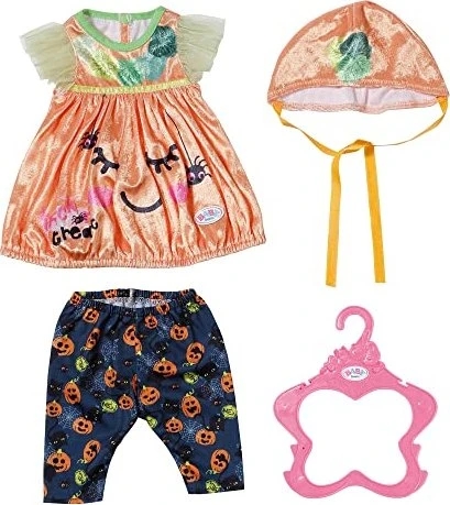 ZAPF Creation Baby born Halloween Kürbiskleid (43 cm)