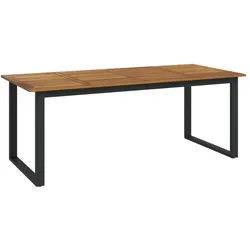 vidaXL, Gartentisch + Balkontisch, Jakonon (Überstehendes Oberteil-Design) (200 x 90 x 75 cm)
