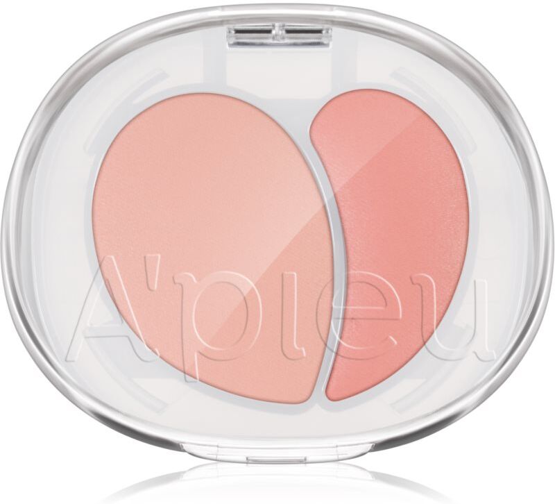 A’pieu Mood Blending Jelly Cheek Balm duo blusher for the perfect look shade 01 Peach Coral Balm 6 g