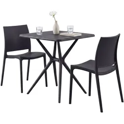 Gartenmöbel-Set Amino mit 2 Stühlen