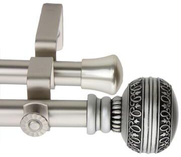 InStyleDesign Helena Adjustable Double Curtain Rod