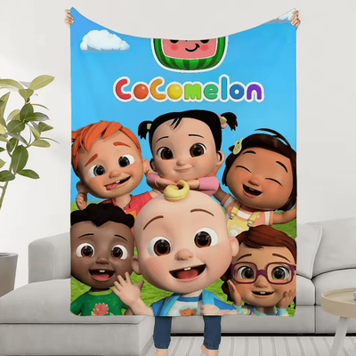 Inspire Curations CoComelon Kids Plush Throw Blanket 1 gait100x150cm