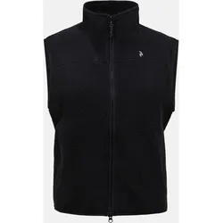 Peak Performance NatureRush Fleeceweste Damen | Gr. L | schwarz - schwarz