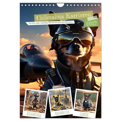 Chihuahua Karrieren (Wandkalender 2027 DIN A4 hoch), CALVENDO Monatskalender