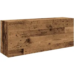 vidaXL Bad-Wandschrank Altholz-Optik 100x25x40 cm Holzwerkstoff
