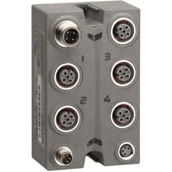 Schneider Electric TM7BAO4VLA Erweiterungsblock, TM7, IP67, 4AO, +/-10V, M12-Steckverbinder