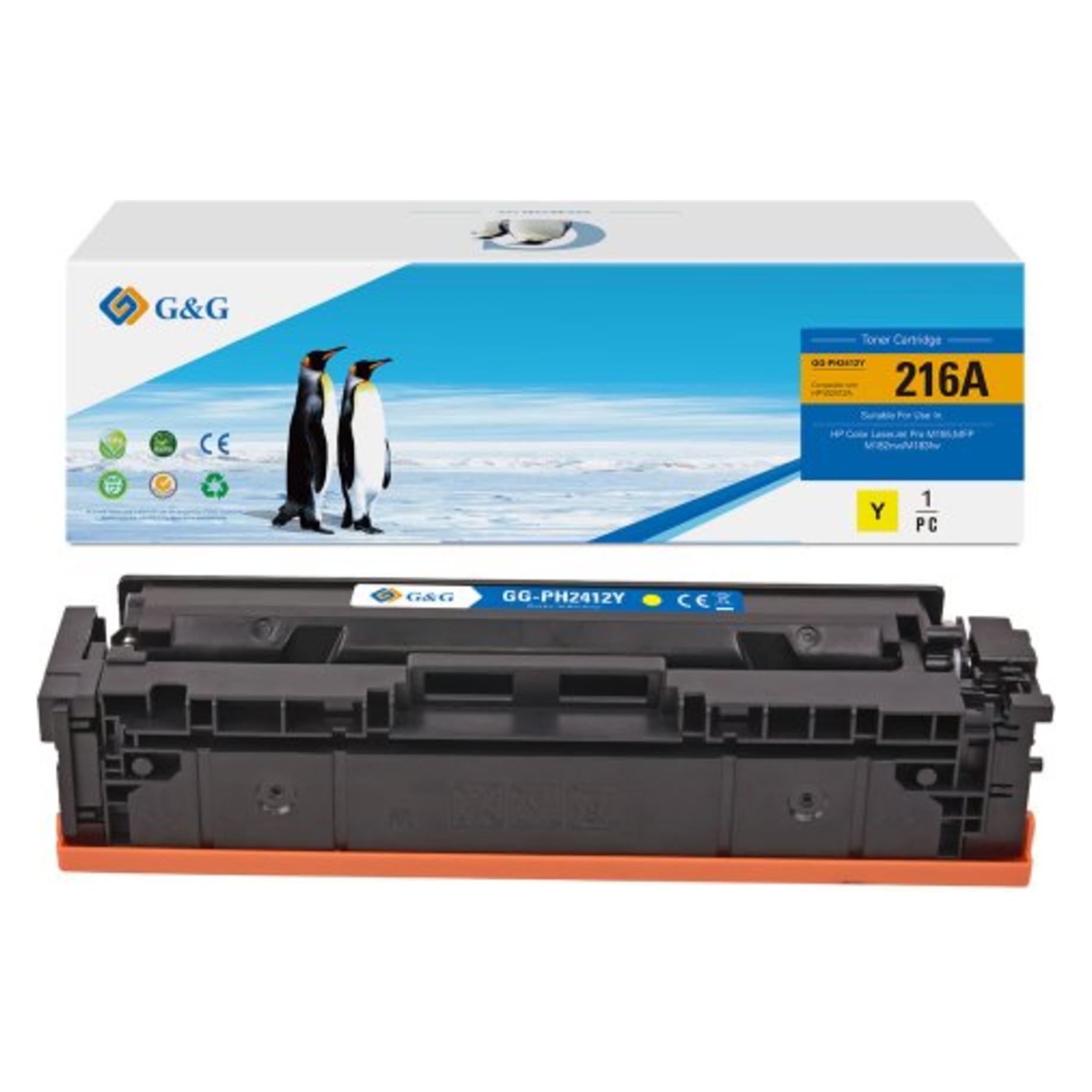 G&G Kompatibler Toner, Gelb, Ersetzt HP 216A (Y) (21442)