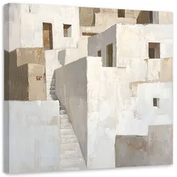 WANDBILD abstrakte beige gebäudearchitektur