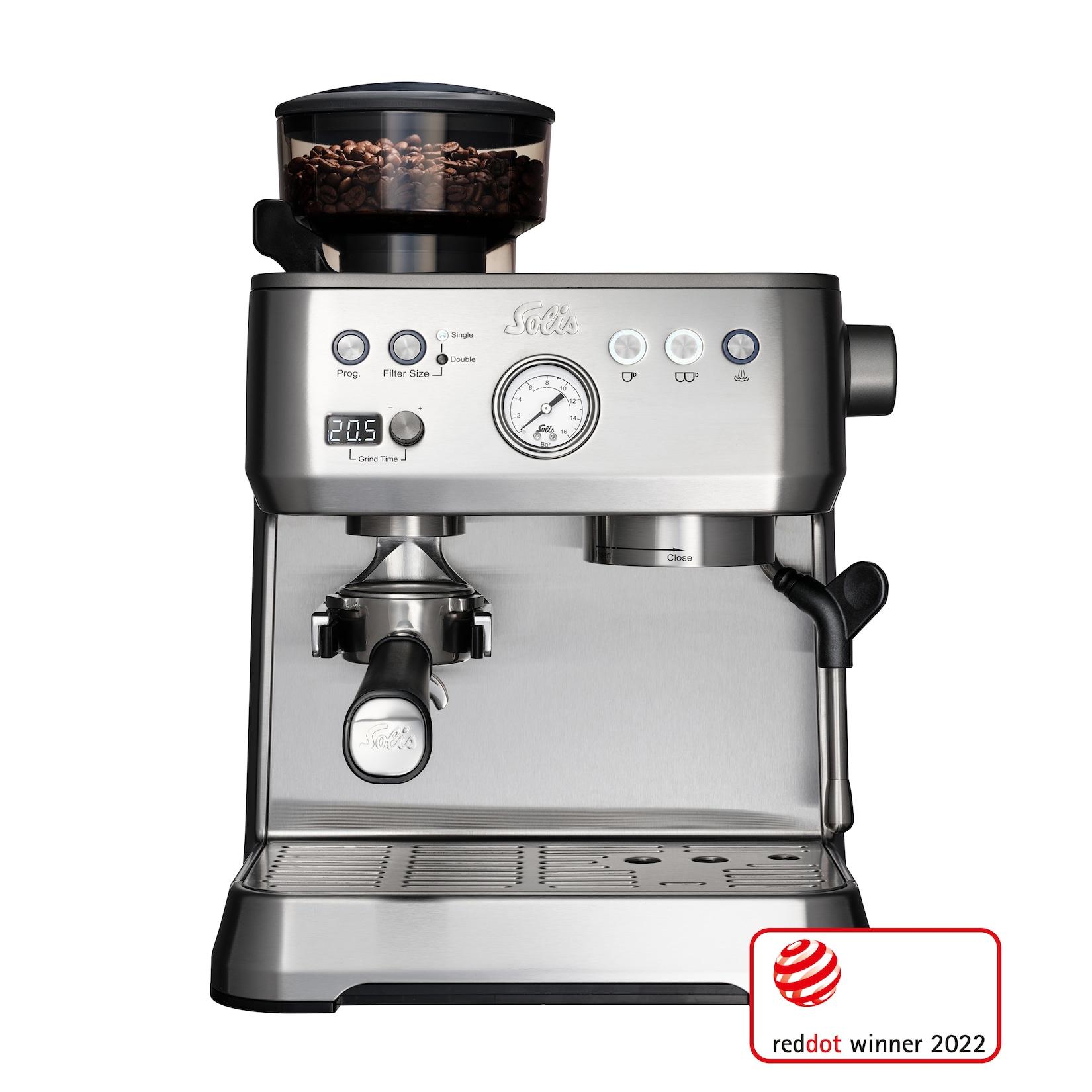 Solis Siebträgermaschine 98036 silber