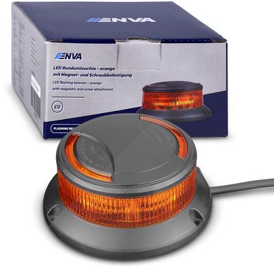Enva LED Rundumleuchte Rundumkennleuchte 12/24V 11W orange [Hersteller-Nr. 40791085]