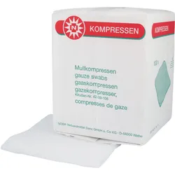 NOBAMED Mullkompressen 8-fach unsteril 100 Stück