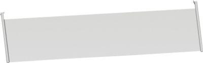 Schäfer Shop Genius Rückseitenblende, für Schreibtisch B 2000 mm, H 466 mm, weißaluminium
