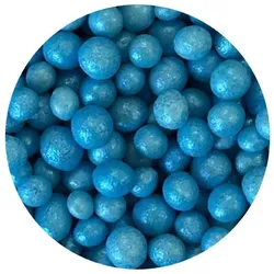 Zucker-Reisperlen, blau, 7 mm, 1 kg