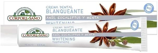 Corpore Sano Creme Dentário Branqueador Bio 75 ml