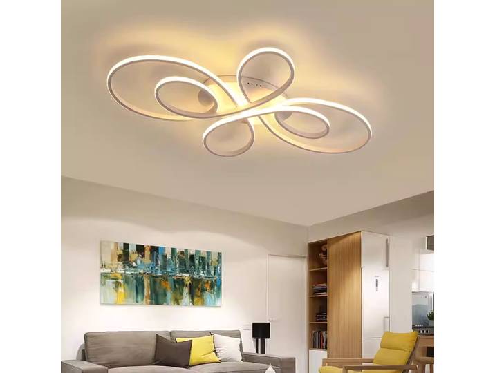 Plafonnier LED moderne, style nordique, accessoires de décoration d'éclairage intérieur créatifs pour salon, bureau, chambre à coucher, luminaire