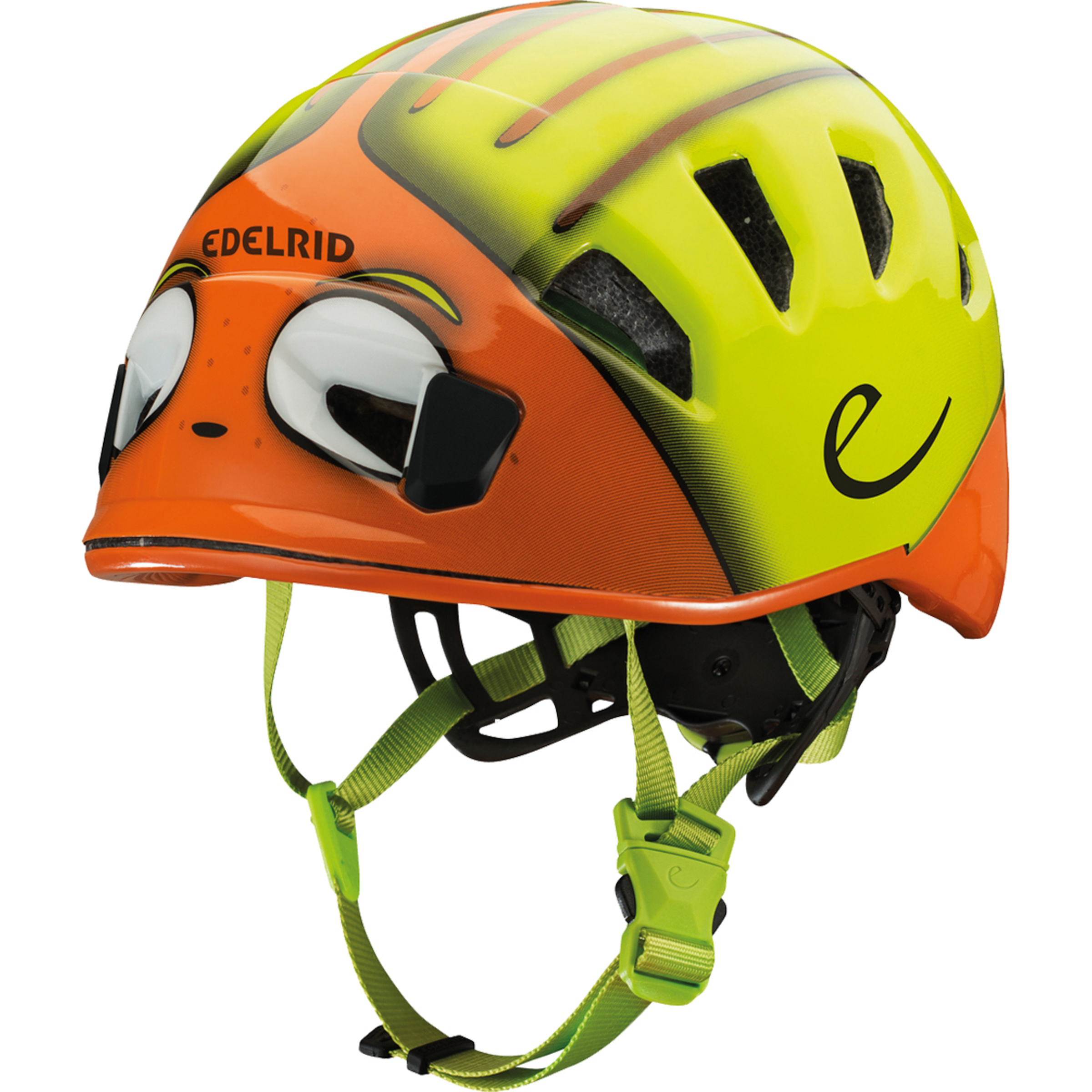 Edelrid Shield II Kletterhelm Kinder Kletterhelme orange Größe 48-56CM Alpinklettern | Klettersteig | Sportklettern