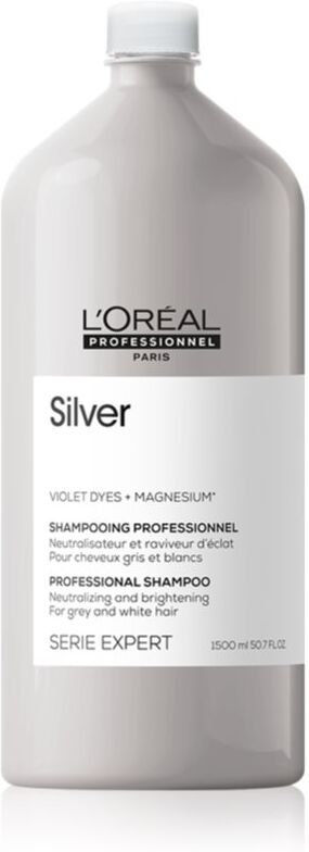 L’Oréal Professionnel Serie Expert Silver shampooing argent pour cheveux gris 1500 ml