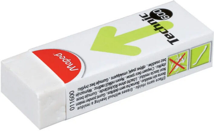 Gomme Technic 600 blanche - Maped