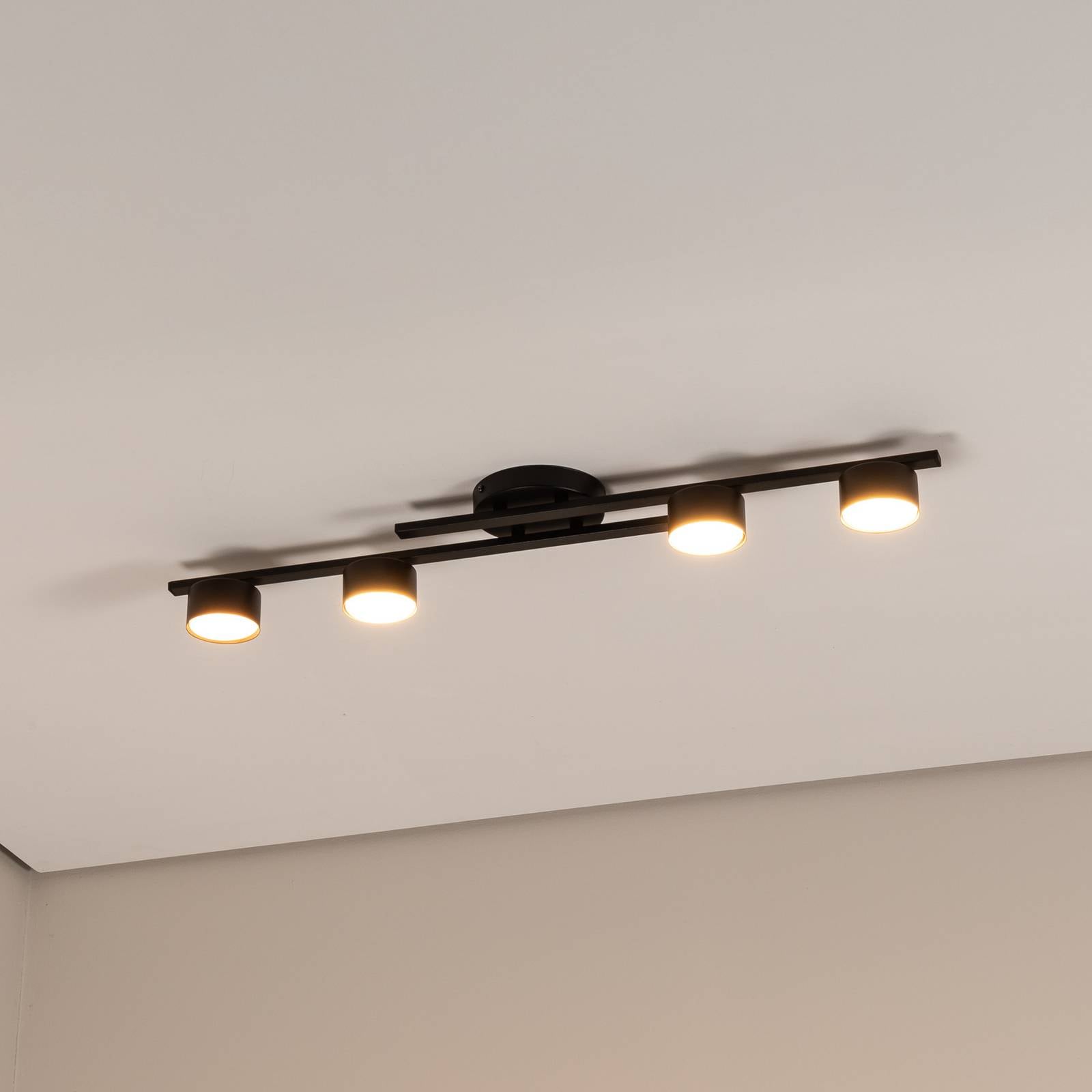 Deckenlampe Fragment EMIBIG LIGHTING, dimmbar, schwarz, für Wohn- / Esszimmer, Metall, Modern, Deckenlampe