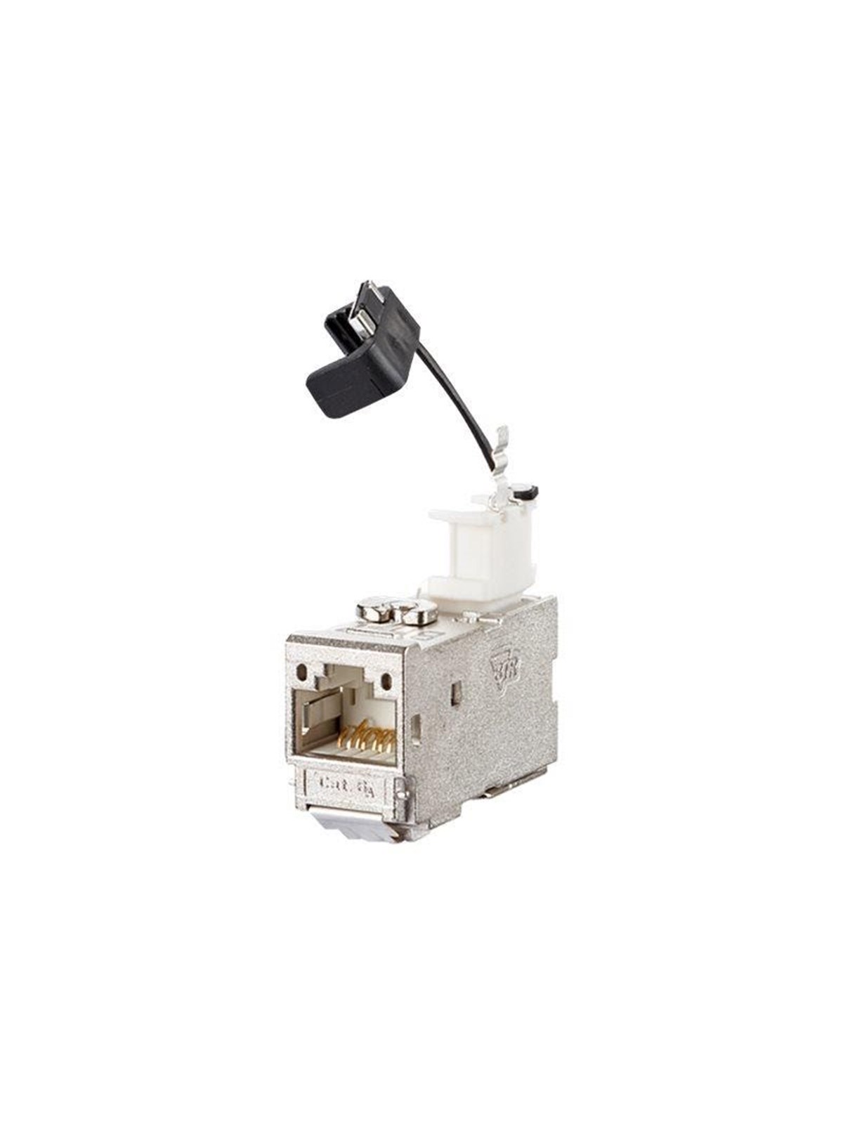 METZ CONNECT network connector - metallike - Silber