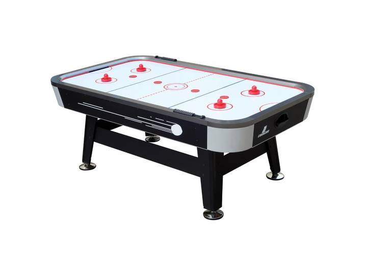 Tisch-Eishockey Super Scoop L: 213 cm Schwarz mit Puck