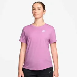 Nike W NSW CLUB SS TEE SHARK-SHARK-YELLOW S - M