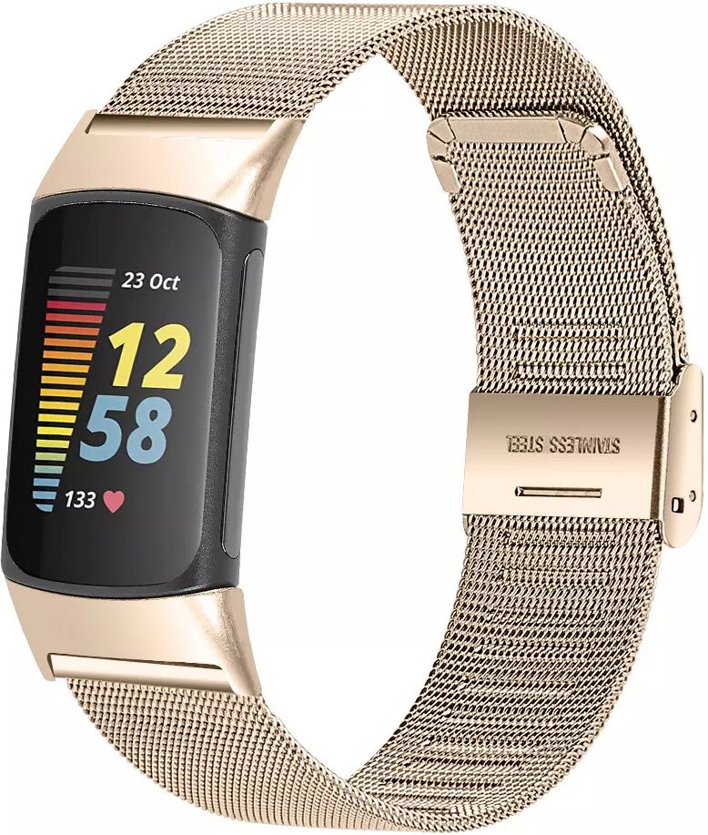 INF Fitbit Charge 5 Armband Edelstahl Gold