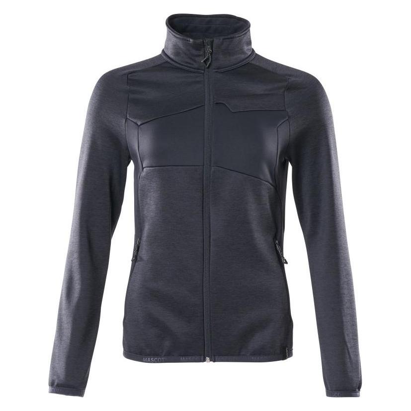 Mascot Fleecepullover mit Reissverschluss, Damen Microfleecejacke Grösse M, schwarzblau (M) (229309)