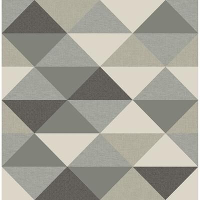 Seabrook Designs Kizzie Multicolor Triangles Unpasted Wallpaper