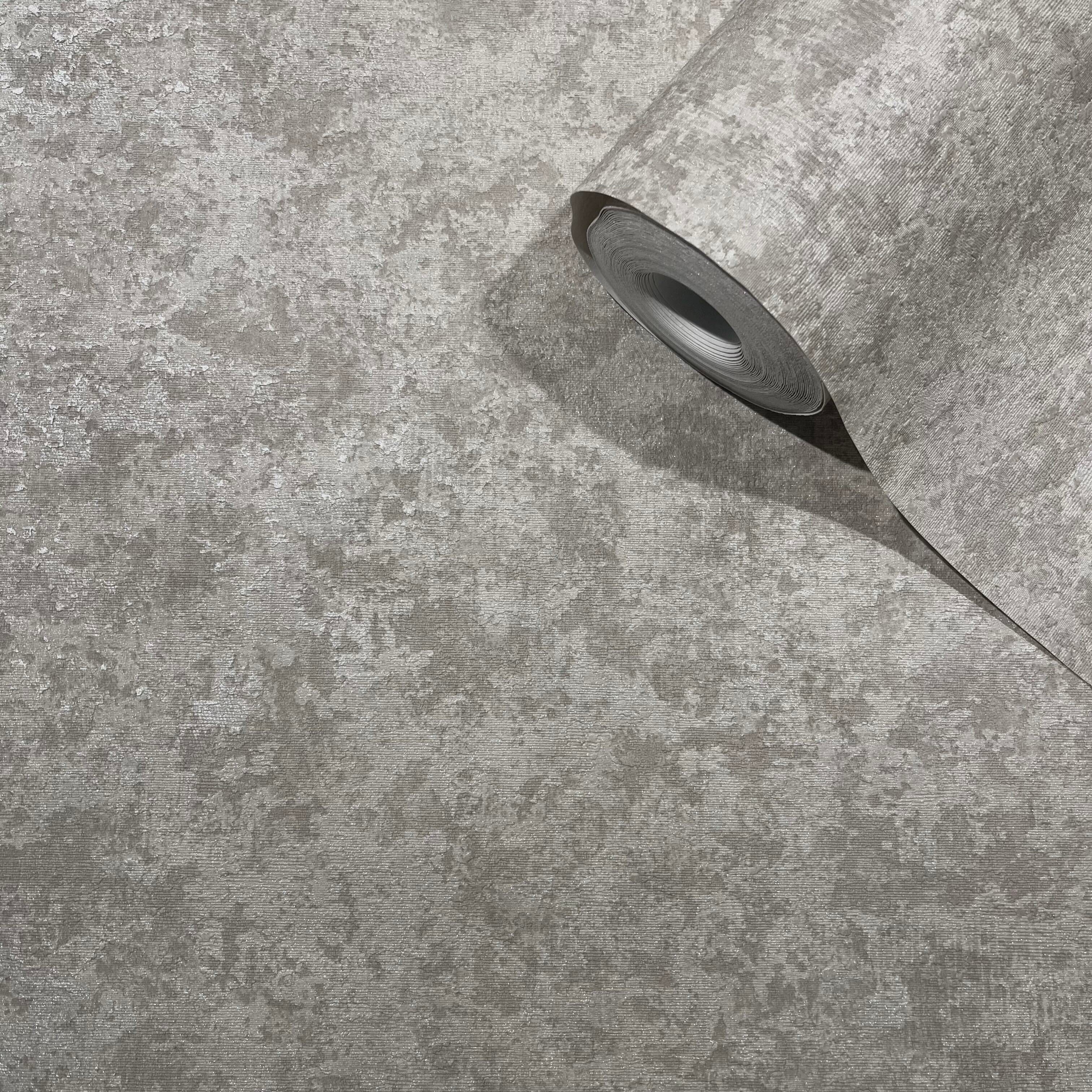 Leonie Taupe Glitter Abstract Wallpaper