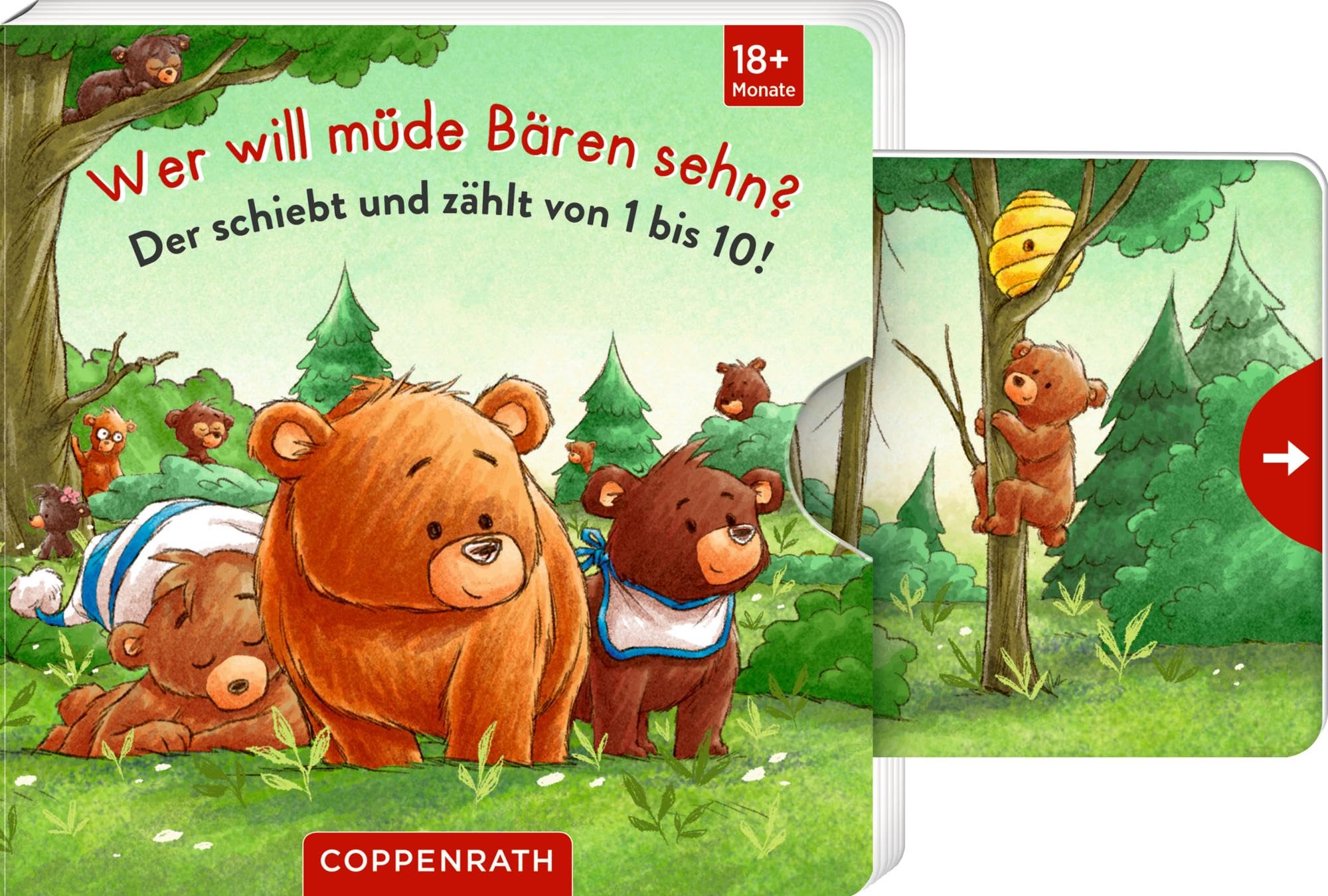 Cornelia Boese - Wer will müde Bären sehn?: Der schiebt und zählt von 1 bis 10!: gereimte Vorlesegeschichte zum Zählenlernen mit Schiebern, ab 18 Monate - Preis vom 16.10.2026 11:41:07 h