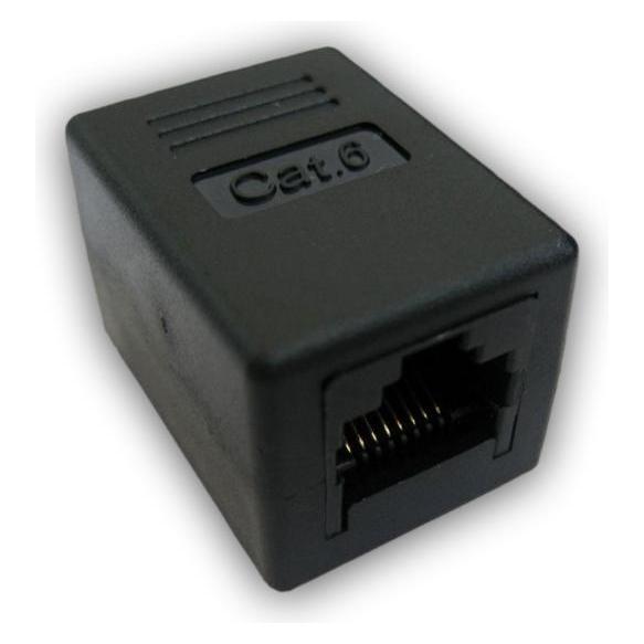 Datacom Coupler UTP CAT6 2xRJ45 (8p8c) Straight Black (Netzwerk Kupplung) (5027100910)