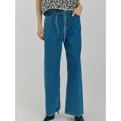 5-Pocket-Hose NORR "NORR Jeans Hannali", Damen, Gr. 38, Normalgrößen, medium blau denim, Obermaterial: 100% Baumwolle, Hosen 5-Pocket-Hose