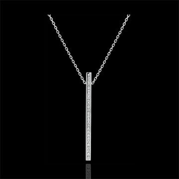 Edenly Collier Sternbilder - HimmelskÃ¶rper - WeiÃŸgold und Diamanten - 9 Karat