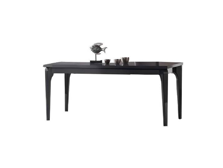 JVmoebel Esstisch Eleganter schwarzer Holztisch mit modernem Design für Essbereich (Packung, 1-St., Tisch), Made in Europe