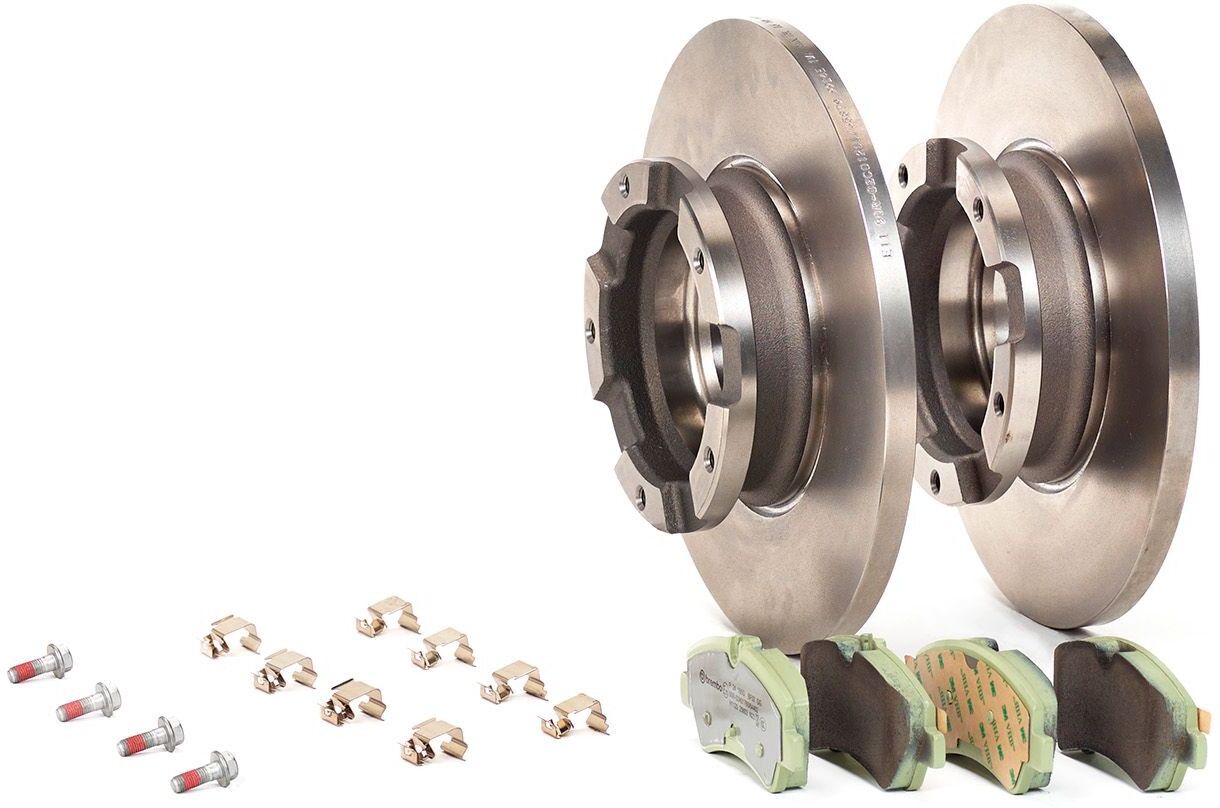BREMBO KT 10 017 Brake discs and pads set